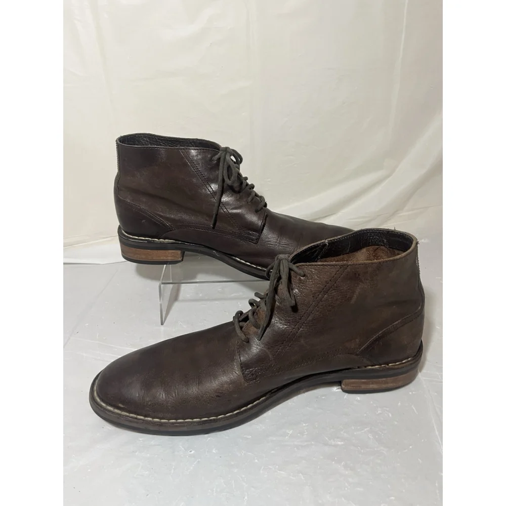 Cole Haan Canton Brown Leather Chukka Ankle Boot C11858 Mens 12 M Excellent_8